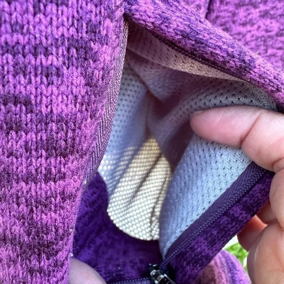 Lands’ End Purple Zip Front Vest with pockets an excellent condition size M - Picture 5 of 5